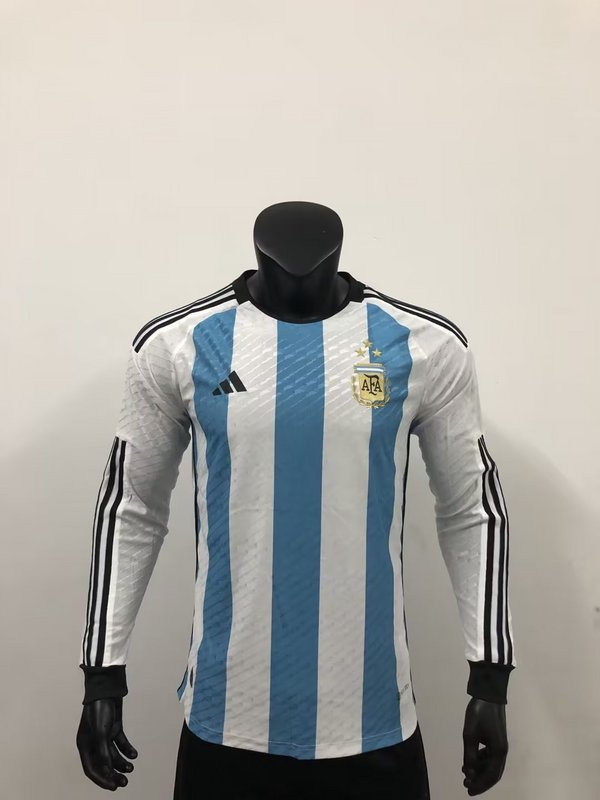 AAA Quality Argentina 2022 World Cup Home 3 stars Long(Player)
